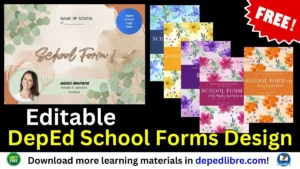 DepEd School Form Labels Cover Design 2026