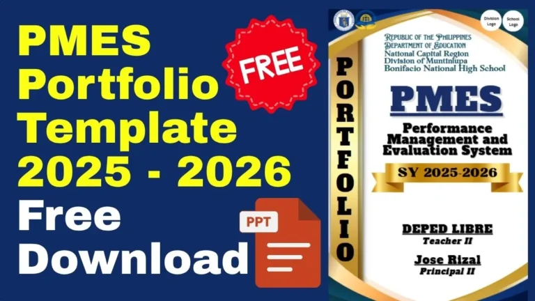 PMES Free Download Template PPT