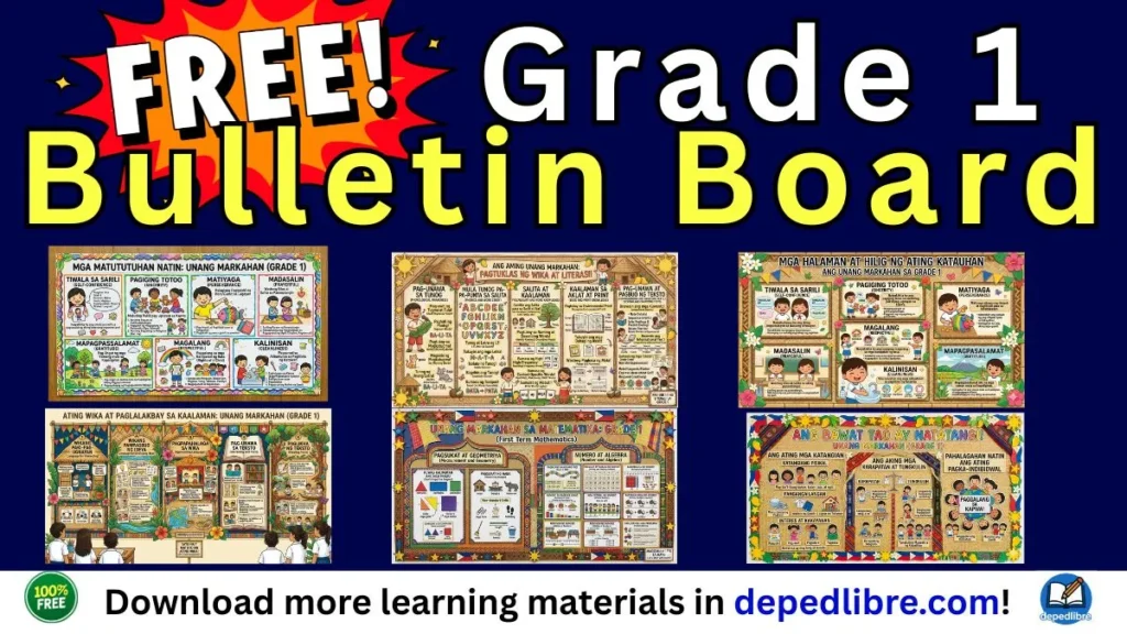 Grade 1 Bulletin Board Matatag Free Download