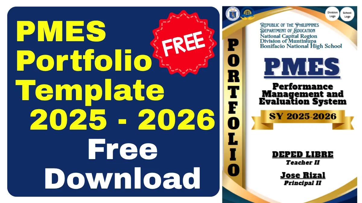 PMES Free Template Download 2025-2026 - Download here!