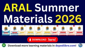 Aral Summer Materials 2026