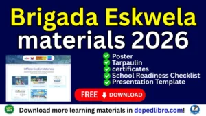 Brigada Eskwela Materials 2026