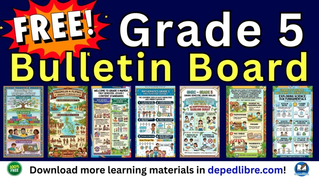 Grade 5 Bulletin Board First Term Free Download