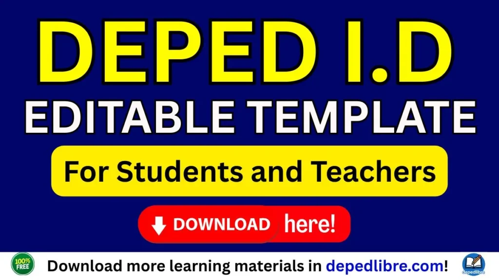 DepEd ID Template Free Download