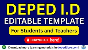 DepEd ID Template Free Download