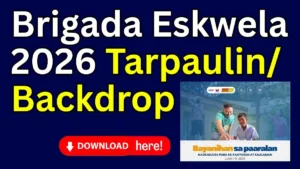 Brigada Eskwela Tarpaulin and Backdrop