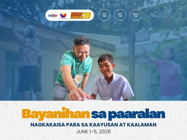 Brigada Eskwela Backdrop 2026