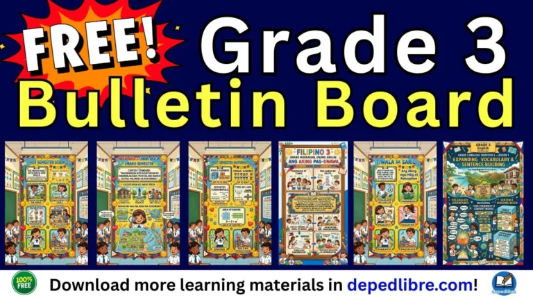 Grade 3 Bulletin Board First Term Free Download