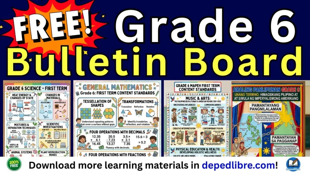 Grade 6 Bulletin Board First Term Free Download