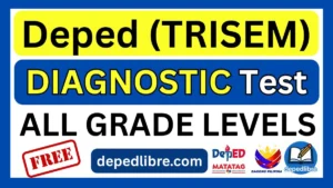 DepEd Diagnostic Test with Answer Key SY 2026-2027