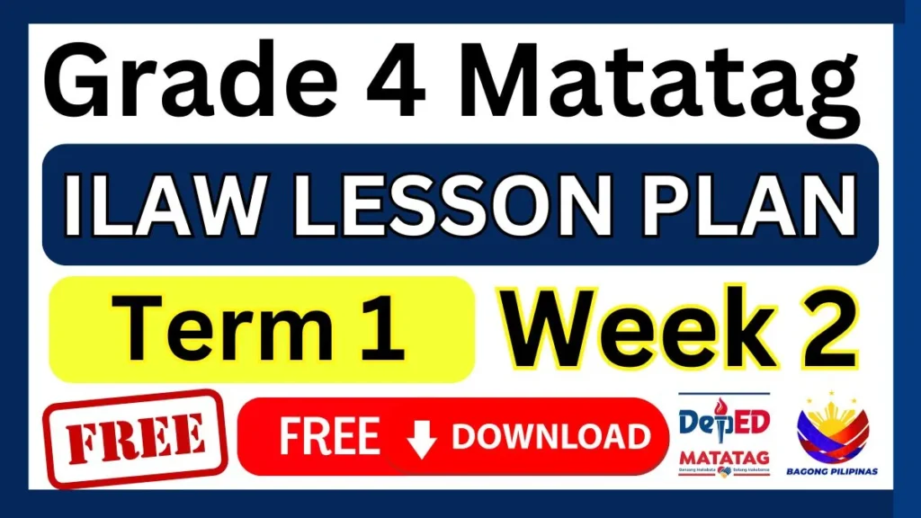 ILAW lesson plan Grade 4 Term 1 Week 2 Free Download