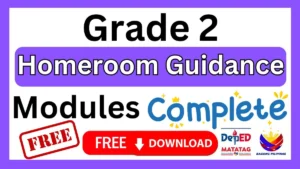 Homeroom Guidance Modules Grade 2 Free Download SY 2026–2027