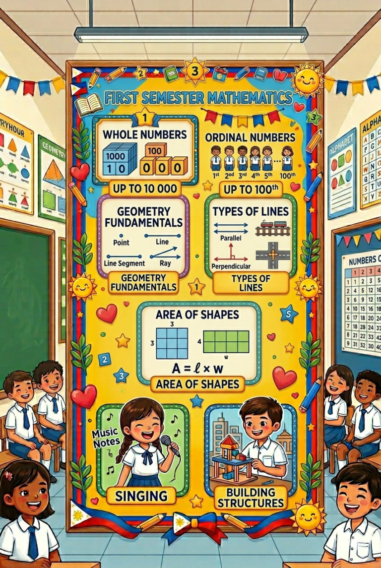 Grade 3 Bulletin Board Mathematics