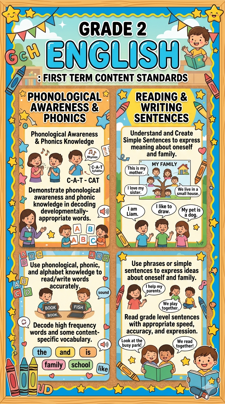Grade 2 Bulletin Board English