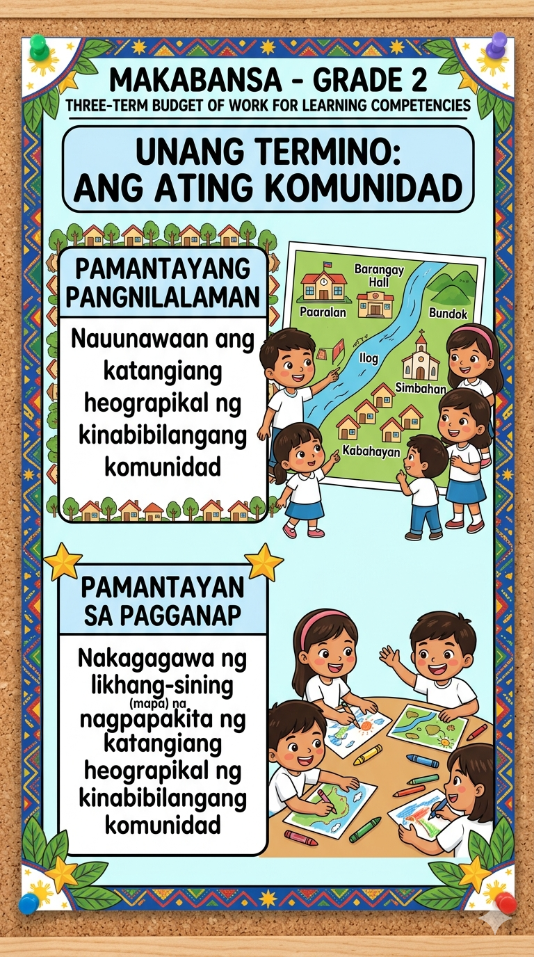 Deped Grade 2 Bulletin Board Makabansa