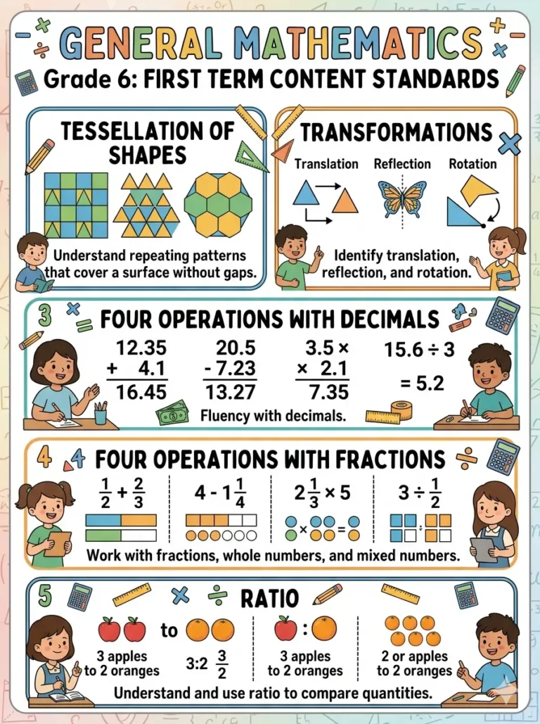 Grade 6 Bulletin Board First Term MATHEMATICS