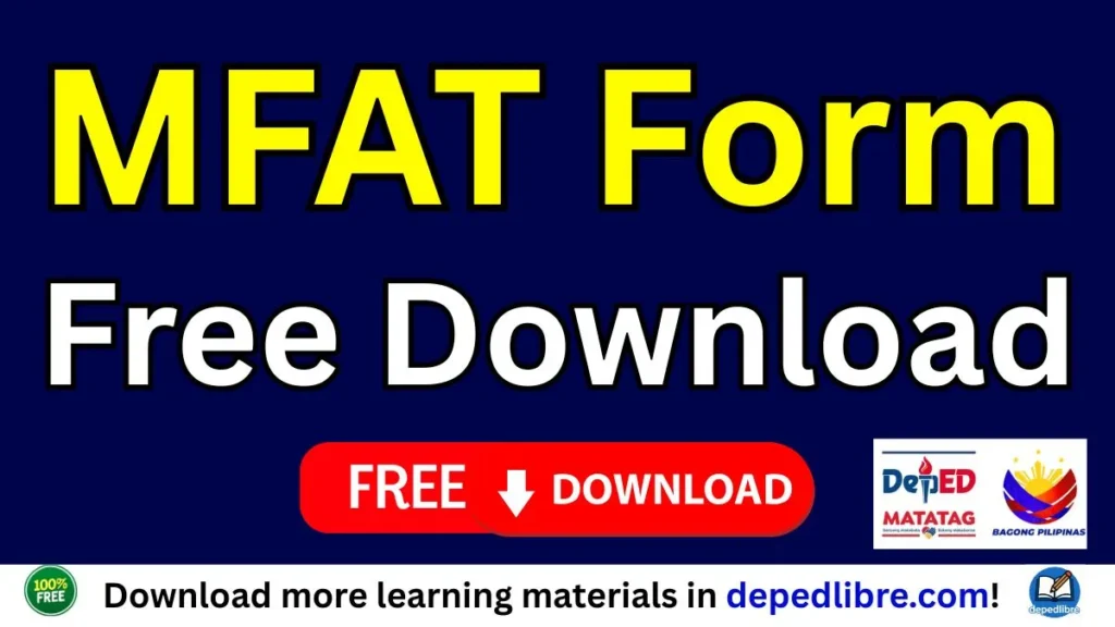 MFAT Form Download