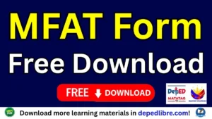 MFAT Form Download