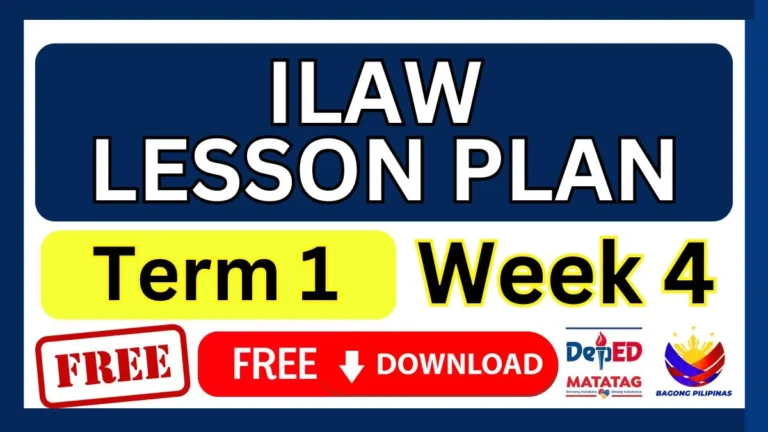 ILAW Lesson Plan Term 1 Week 4
