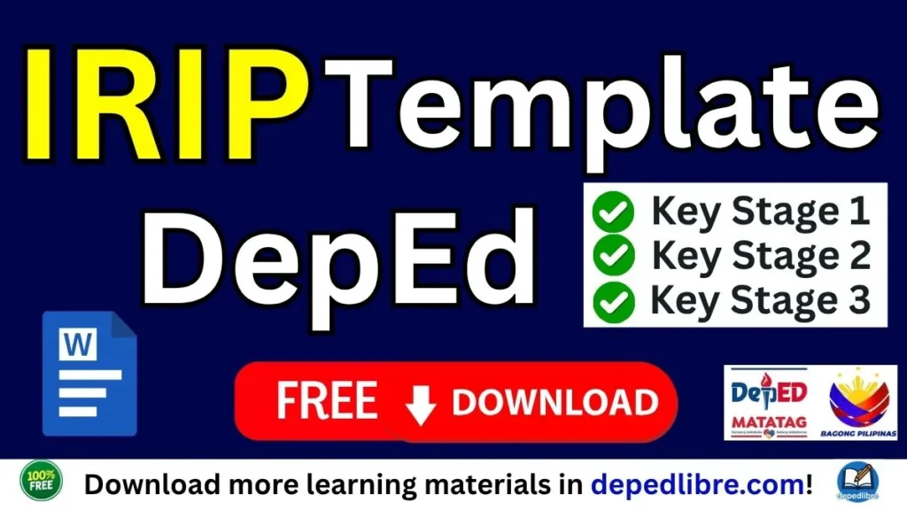 IRIP Template DepEd