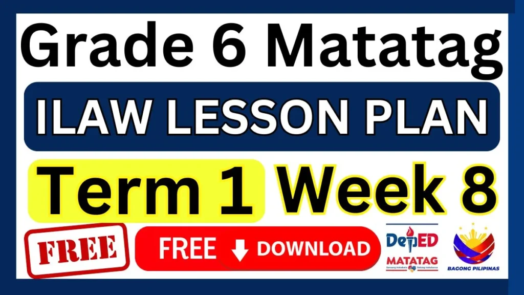 ILAW Lesson Plan Grade 6 Term 1 Week 8