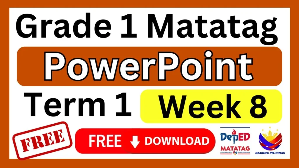 Grade 1 PowerPoint Presentations for Term 1 Week 8