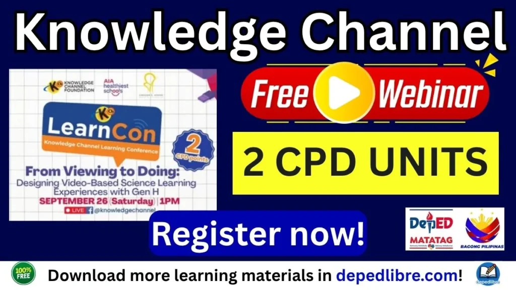 Knowledge Channel Webinar with Certificate