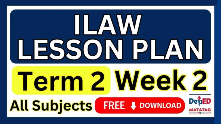 ILAW Lesson Plan Grade 2 Term 2 Week 2