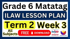ILAW Lesson Plan Grade 6 Term 2 Week 3