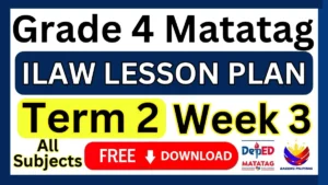 ILAW Lesson Plan Grade 4 Term 2 Week 3
