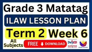 ILAW Lesson Plan Grade 3 Term 2 Week 6