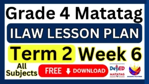 ILAW Lesson Plan Grade 4 Term 2 Week 6