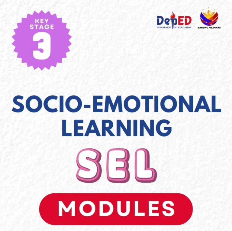 SOCIO-EMOTIONAL LEARNING SEL MODULES KEY STAGE 3