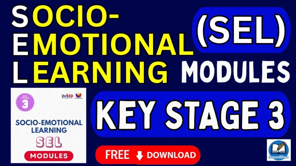 Socio-Emotional Learning Module DepEd Key Stage 3